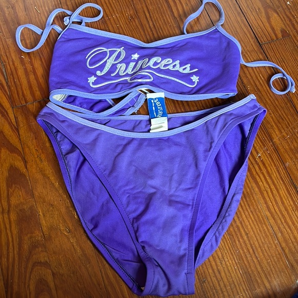 surfside Swim 9s 2000s Surfside Princess Bikini Swimsuit Poshmark